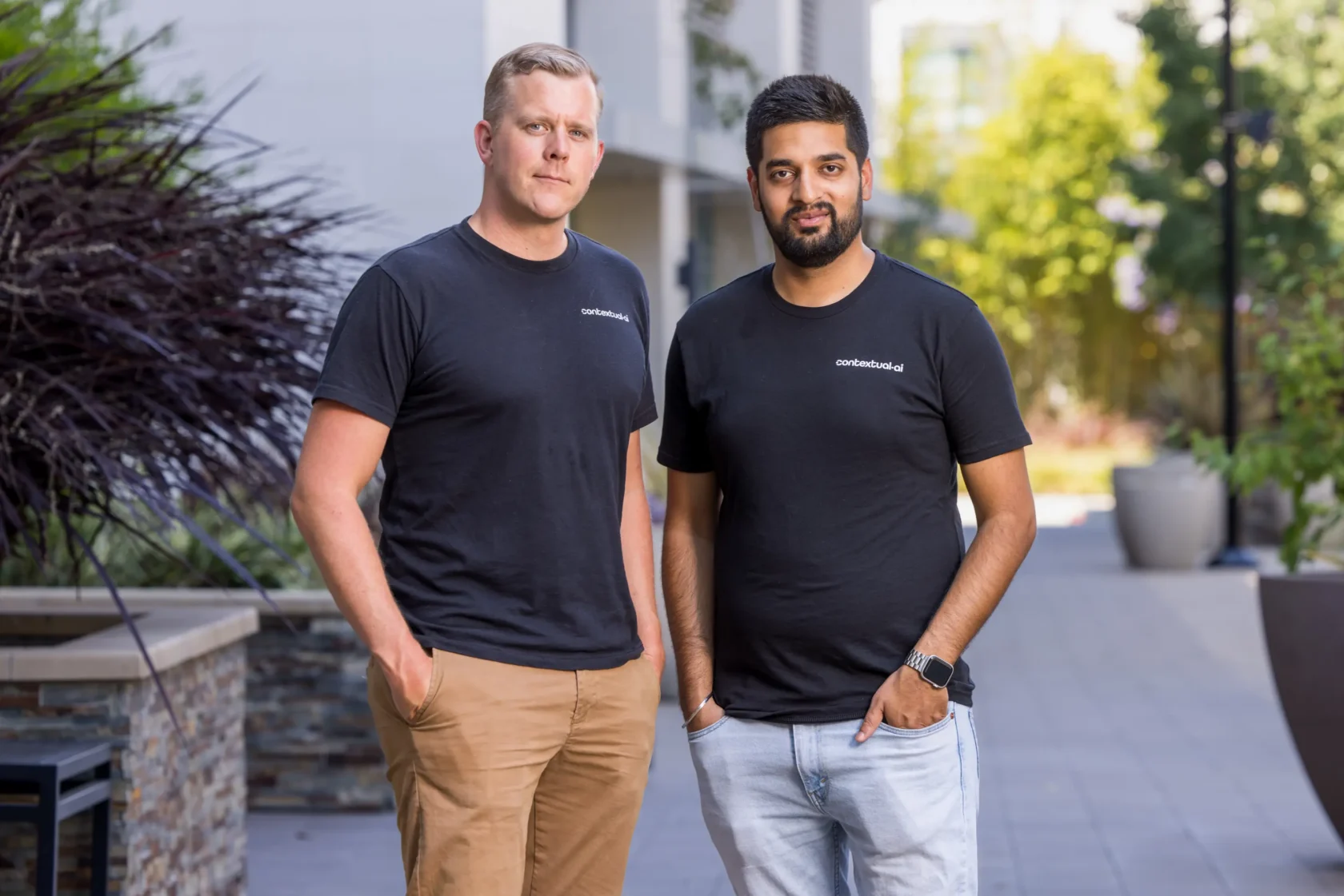 Douwe Kiela and Amanpreet Singh - founders of Contextual AI