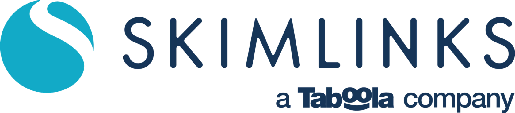 Skimlinks logo reading "a Taboola company" beneath it.